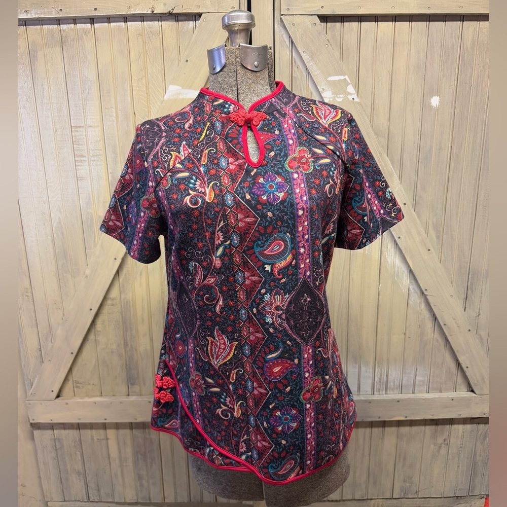 Floral Patterned Women's Blouse